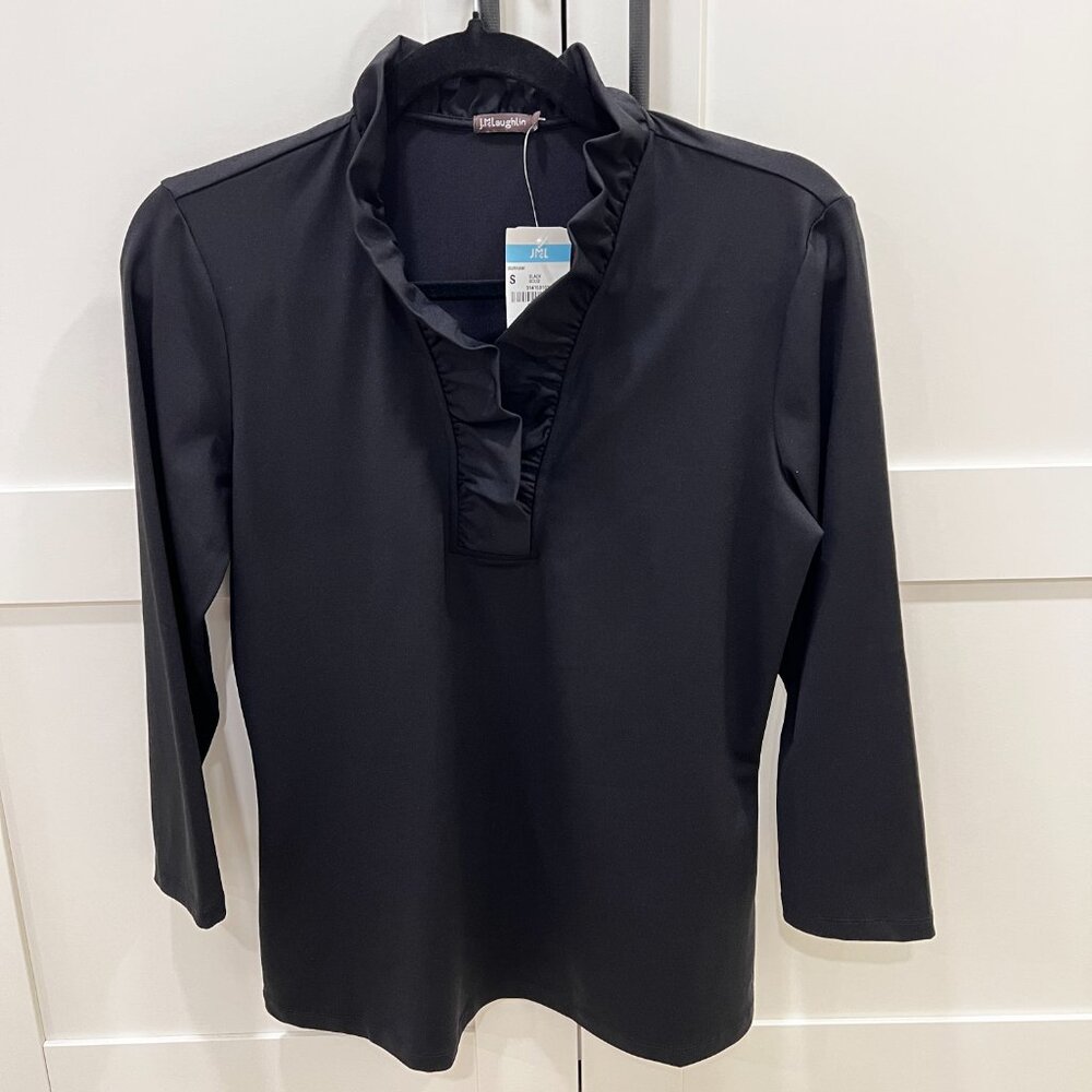 J. McLaughlin Durham Ruffle Top - Picture 4 of 8